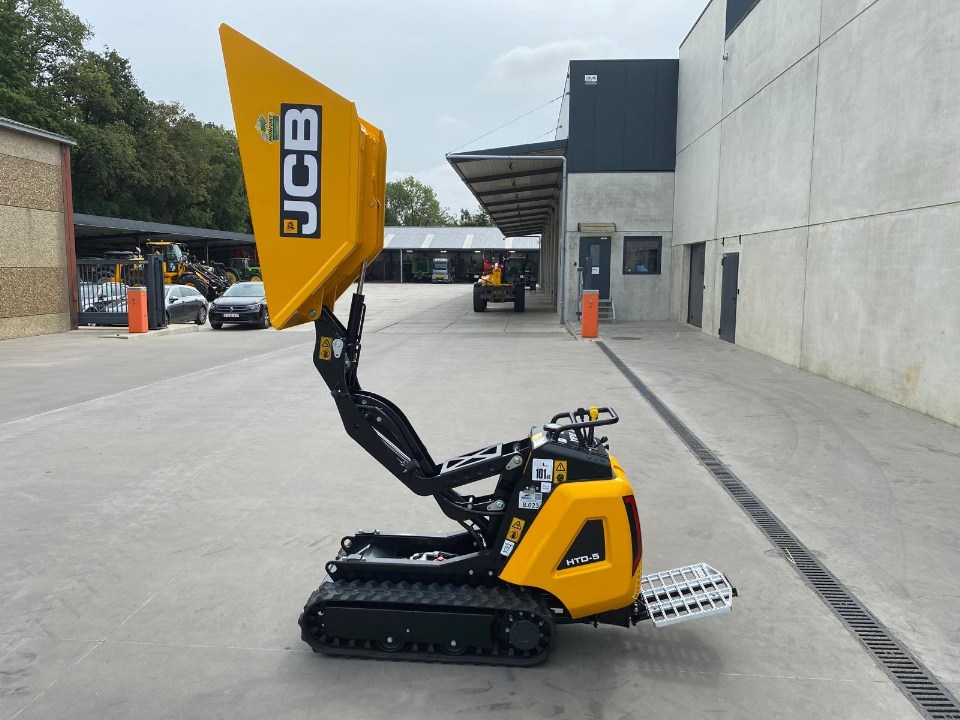 Mini dumper sur chenilles JCB GA-HTD5 benne élévatrice Mp
