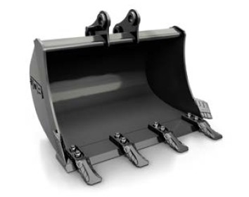 Bac tranchée JCB 300mm + axes