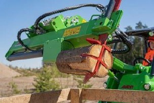 Fendeuse de bois AVANT avec vis conique
