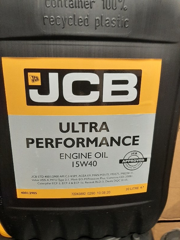 Huile moteur 15w40 (20L) JCB